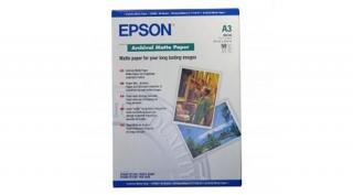 Epson matt archiváló fotópapír (A3+, 50 lap, 192g)