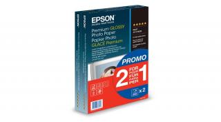 Epson prémium fényes fotópapír (10x15, 2x40 lap, 255g)