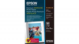 Epson selyemfényű fotópapír (10x15, 50 lap, 251g)