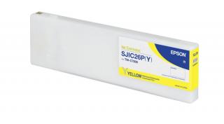 Epson SJIC26P(Y) C7500 Tintapatron Yellow 294,3ml