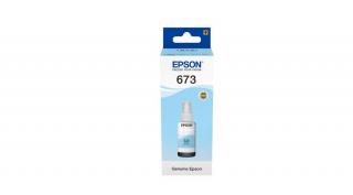 EPSON T6735 TINTA LIGHT CYAN 70ML NO.673