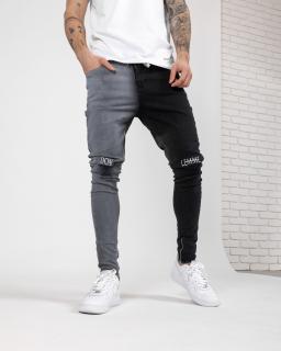 Farmernadrág Half - Black and Grey 28S