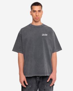 Férfi oversized póló Prisma - washed grey L