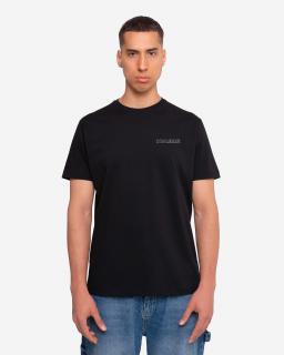 Férfi regular fit póló Aura - black XL