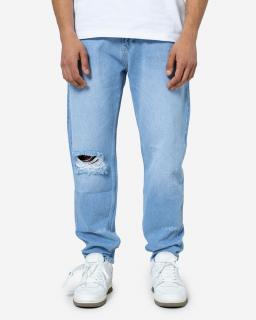 Férfi straight fit farmer Frayed - light blue 29