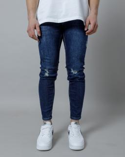 Kék skinny fit farmernadrág BOOHOO 30