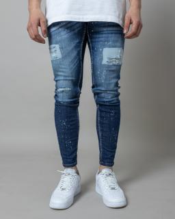 Kék skinny fit farmernadrág FOOLISH 30