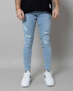 Kék skinny fit farmernadrág HUZZAH 30