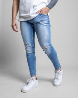 Kék skinny fit farmernadrág OTHERE 29