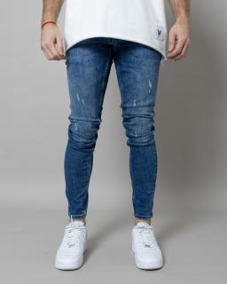 Kék skinny fit farmernadrág OUTPACE 30