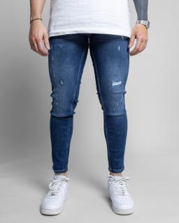 Kék skinny fit farmernadrág SEVERAL 30