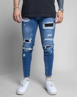 Kék skinny fit farmernadrág YESTERDAY 29