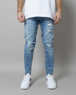 Kék slim fit farmernadrág WHEREAS 29