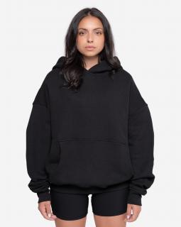 Női melegítő felső  oversized fit Note - black L