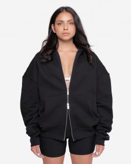 Női melegítő felső  oversized fit Swear - black L