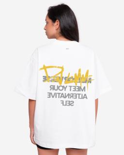 Női oversized póló Reflecta - white L