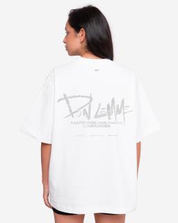 Női oversized póló Sparkle - white L