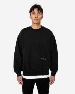 Oversized melegítő felső Asymetric - black L