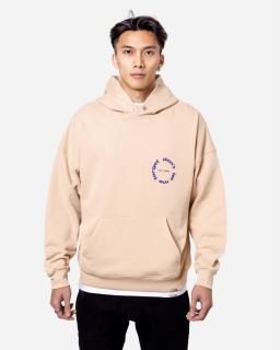 Oversized melegítő felső Circle - beige L