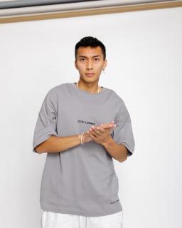 Oversized Póló Chest - grey L