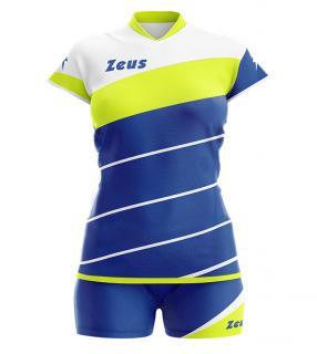 Zeus Kit Lybra Donna mez+nadrág / fehér királykék fluo sárga