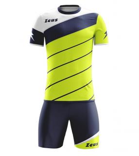 Zeus Kit Lybra Uomo mez+nadrág / fluo sárga sötétkék fehér