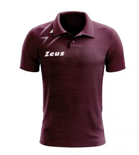 Zeus Polo Olympia rövid ujjú póló / bordó