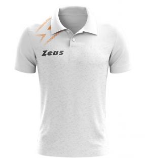 Zeus Polo Olympia rövid ujjú póló / fehér