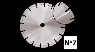 Gyémánttárcsa UNI 230x2,6xM14 (NO.7) flange