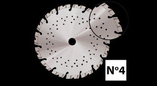 No. 4 Gyémánttárcsa 125 x 22.23