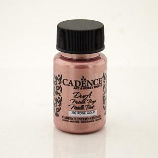 Cadence Dora metal akril festék, rosegold, 50 ml