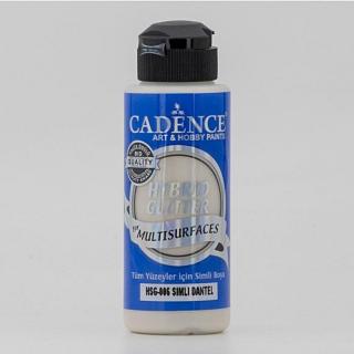 Cadence hybrid akril festék, glitteres, old lace, 120 ml