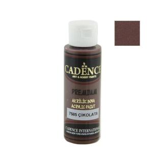 Cadence Premium akril festék, 70 ml, csokibarna