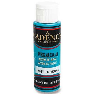 Cadence Premium akril festék, 70 ml, türkiz
