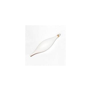 Fehér műanyag jégcsap, mérete: 18 cm