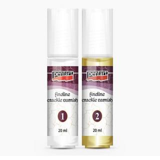 Finomvonalas repesztőlakk szett, 2x20 ml