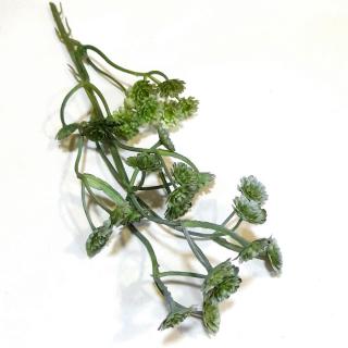 Műzöld, hossza kb. 19 cm