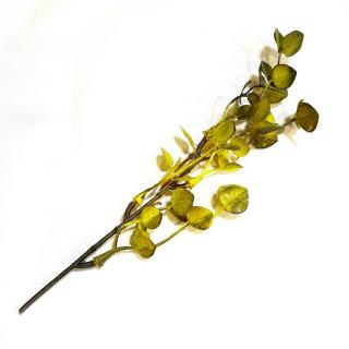 Műzöld vizitorma, antik sárga. Hossza kb. 21 cm