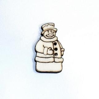 Natúr fa hóember figura, magassága 4 cm