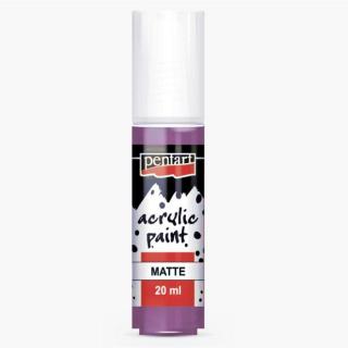 Pentart matt akril festék, málna, 20 ml