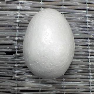 Polisztirol (hungarocell) tojás, mérete: 10 cm