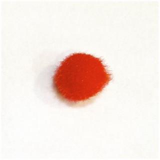 Pompom, piros, átmérő: 1 cm
