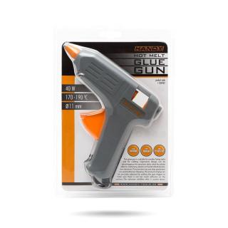Ragasztópisztoly, nagy, szürke - 11 mm - 220V-240V  40W