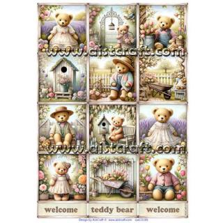Rizspapír - Teddy Bears