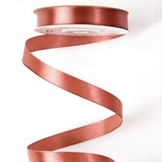 Szatén szalag bronz rozé, szélessége: 12 mm.  Az ár egy méterre vonatkozik