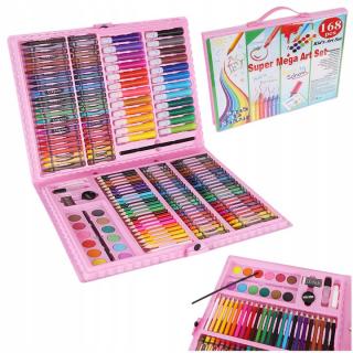 168 részes kreatív festő színező rajzkészlet pink (AKCIÓNK A)