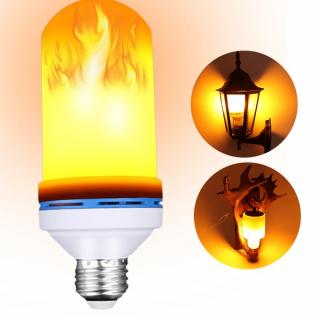 Valósághű lángokat imitáló LED hangulatvilágítás E27 (Sajnos)