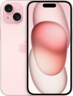Apple Iphone 15 128GB rózsaszín, kártyafüggetlen
