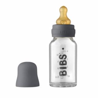 BIBS cumisüvegszett üveg 110ml, grafit