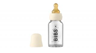 BIBS cumisüvegszett üveg 110ml, krémfehér